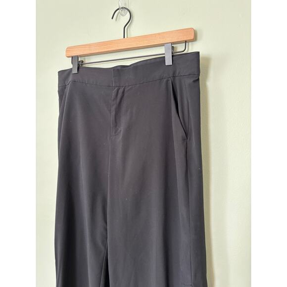 Athleta Black Tribeca Wide Leg Cropped Pant 10 - Picture 6 of 12